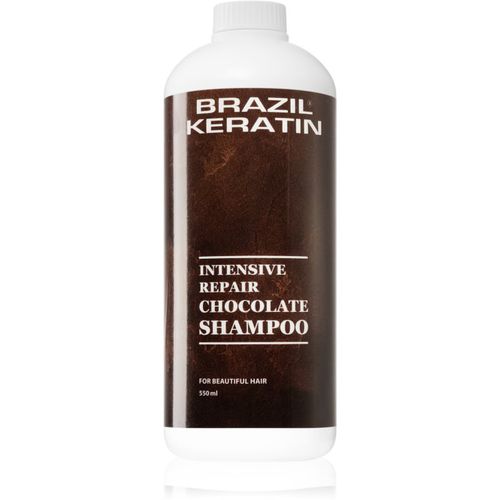 Chocolate Intensive Repair Shampoo Shampoo für beschädigtes Haar 550 ml - Brazil Keratin - Modalova
