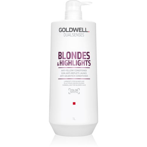 Dualsenses Blondes & Highlights Conditioner für blondes Haar neutralisiert gelbe Verfärbungen 1000 ml - Goldwell - Modalova