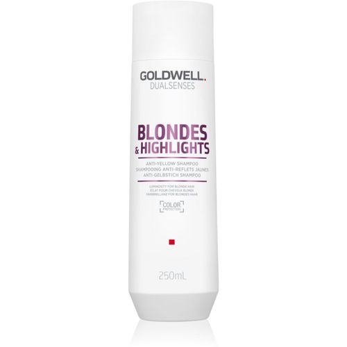 Dualsenses Blondes & Highlights champú para cabello rubio neutralizante para tonos amarillos 250 ml - Goldwell - Modalova