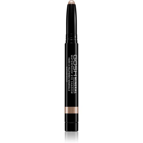 Mineral Waterproof sombras de ojos de larga duración en lápiz resistente al agua tono 002 Golden Brown 1,4 g - Gosh - Modalova