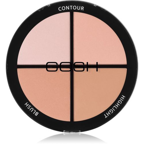 Contour'n Strobe paleta iluminadora para contorno tono 001 Light 15 g - Gosh - Modalova