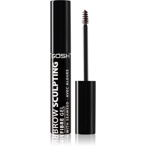 Brow Sculpting Fibre Gel gel para cejas con cepillo tono 001 Nutmeg 8 ml - Gosh - Modalova