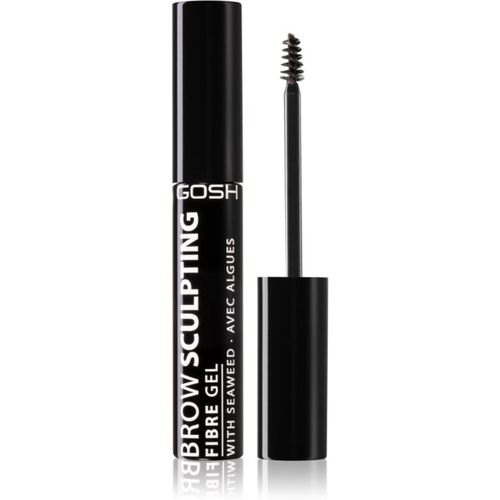 Brow Sculpting Fibre Gel gel para cejas con cepillo tono 002 Chestnut 8 ml - Gosh - Modalova