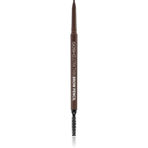 Ultra Thin matita di precisione per sopracciglia con spazzolino colore 003 Dark Brown 0,35 g - Gosh - Modalova