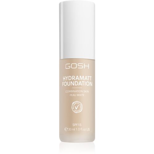 Hydramatt maquillaje hidratante ligera con efecto mate tono 002R Very Light 30 ml - Gosh - Modalova