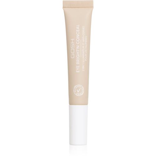 Bright'n Conceal corrector iluminador antiojeras tono Adjusting Skin 12 ml - Gosh - Modalova