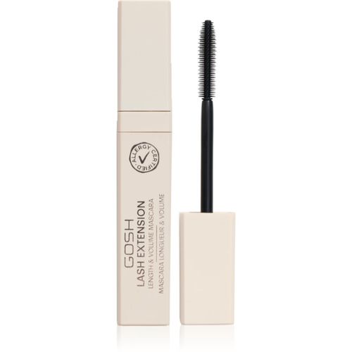 Lash Extension máscara para alargar y densificar las pestañas tono Extreme Black 7 ml - Gosh - Modalova