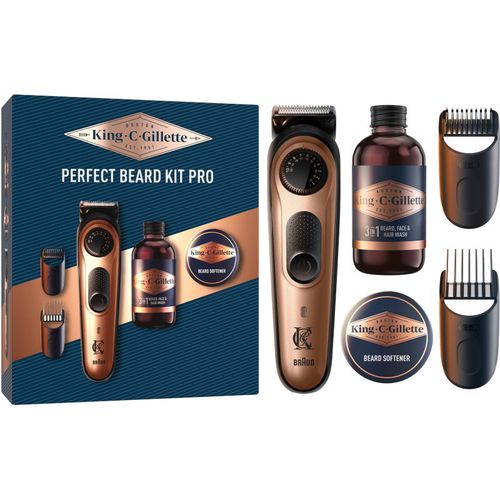 King C. Perfect Beard Kit Pro Geschenkset für Herren - Gillette - Modalova