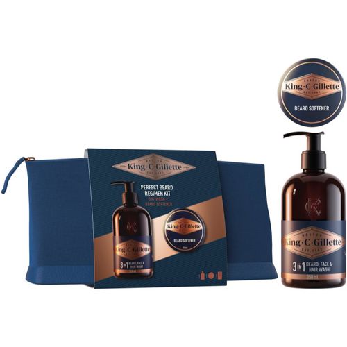 King C. Perfect Beard Regimen Kit lote de regalo para hombre - Gillette - Modalova