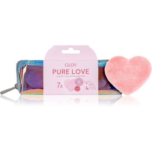 Pure Love discos desmaquillantes lavables estuche para cosméticos 7 ud - GLOV - Modalova