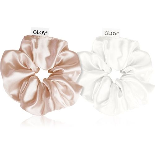 Satin Scrunchies S hair bands Sparkling Wine/Beige 2 pc - GLOV - Modalova