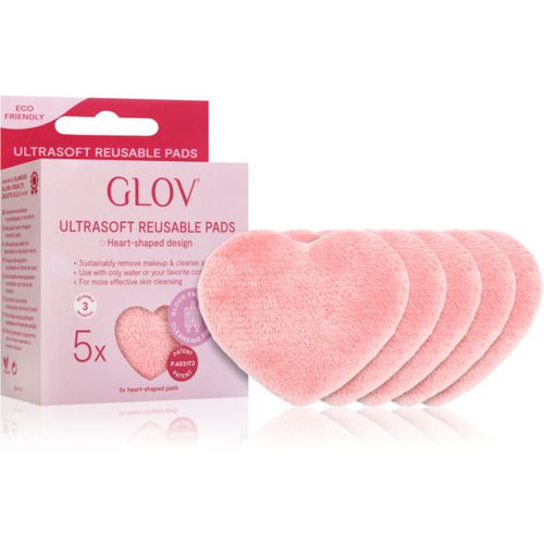 Heart-Shaped Ultrasoft discos desmaquillantes lavables 5 ud - GLOV - Modalova