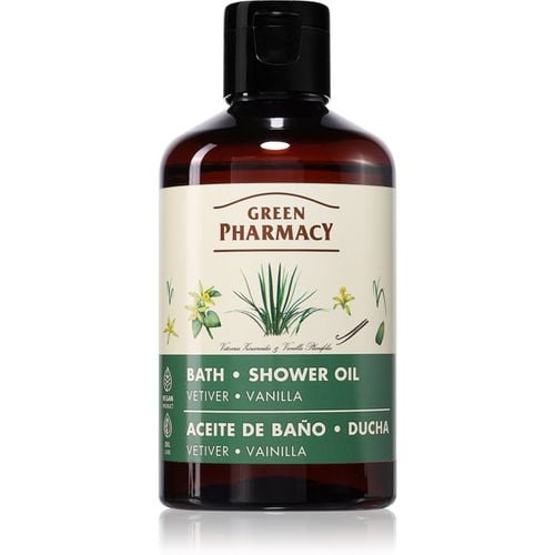 Vetiver & Vanilla Bath Oil aceite de ducha refrescante con vainilla 250 ml - Green Pharmacy - Modalova