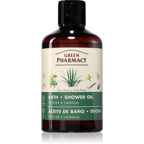 Vetiver & Vanilla Bath Oil olio doccia rinfrescante con vaniglia 250 ml - Green Pharmacy - Modalova