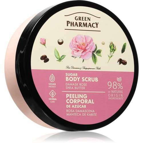 Body Care Damask Rose & Shea Butter exfoliante corporal a base de azúcar 200 ml - Green Pharmacy - Modalova