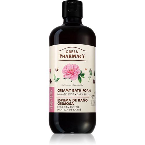 Damask Rose & Shea Butter Bath Foam mousse bagno in crema con burro di karité 500 ml - Green Pharmacy - Modalova