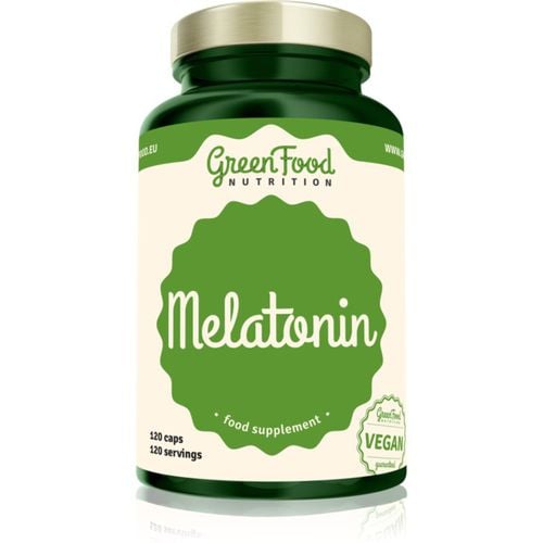 Melatonin Kapseln zur Förderung von Schlaf und Regeneration 120 KAP - GreenFood Nutrition - Modalova