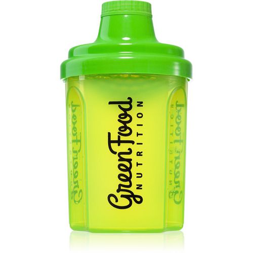 Shaker coctelera deportiva Transparent Green 300 ml - GreenFood Nutrition - Modalova