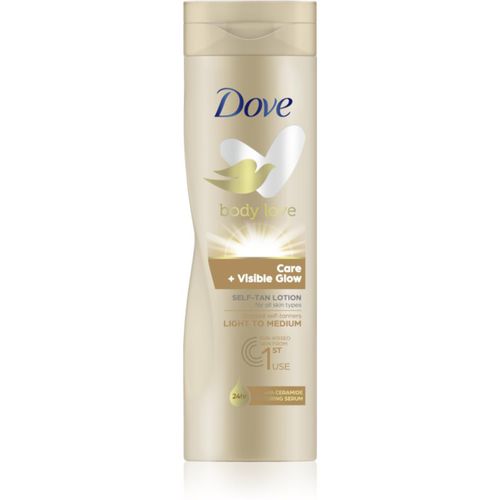 Body Love latte autoabbronzante per il corpo colore Light to Medium 250 ml - Dove - Modalova