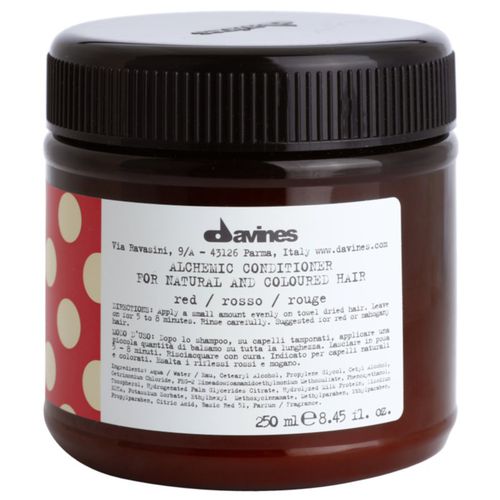 Alchemic Conditioner Red acondicionador hidratante para resaltar el color del cabello 250 ml - Davines - Modalova