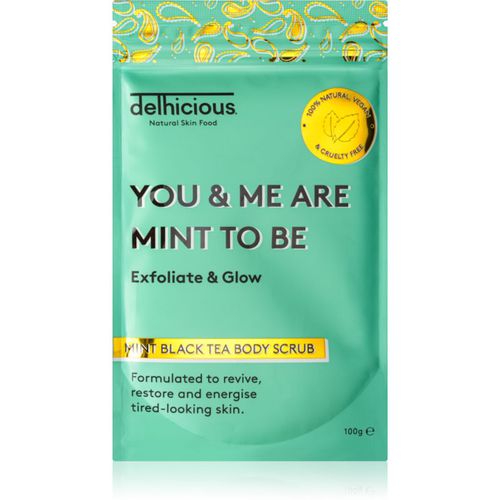 YOU & ME ARE MINT TO BE MINT BLACK TEA scrub rinfrescante corpo per pelli secche con prurito 100 g - delhicious - Modalova