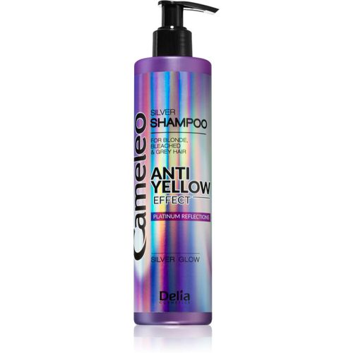 Cameleo Silver champú neutralizante para tonos amarillos 250 ml - Delia Cosmetics - Modalova