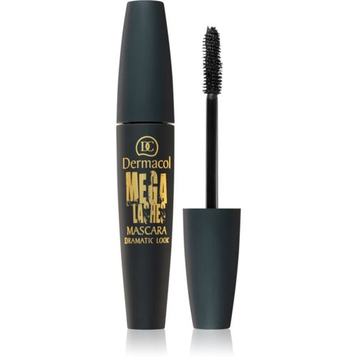 Mega Lashes Dramatic Look máscara de pestañas para dar volumen y curvatura tono Black 13 ml - Dermacol - Modalova