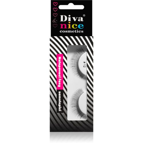 Accessories Lashes ciglia finte in capelli naturali No. 12 1 pz - Diva & Nice Cosmetics - Modalova