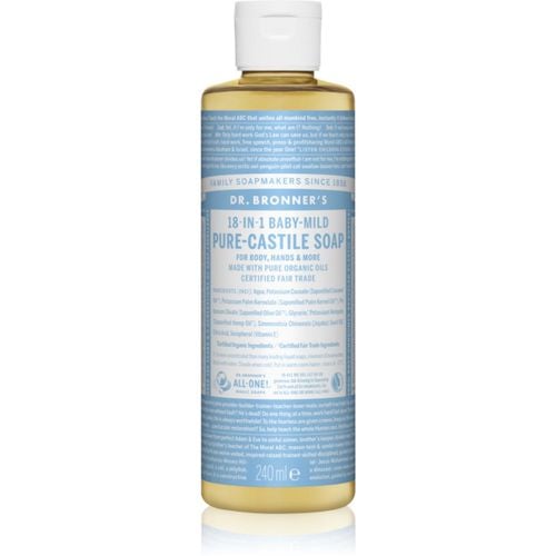 Baby-Mild sapone liquido universale senza profumazione 240 ml - Dr. Bronner’s - Modalova