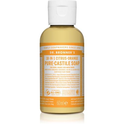 Citrus & Orange jabón líquido universal 60 ml - Dr. Bronner’s - Modalova