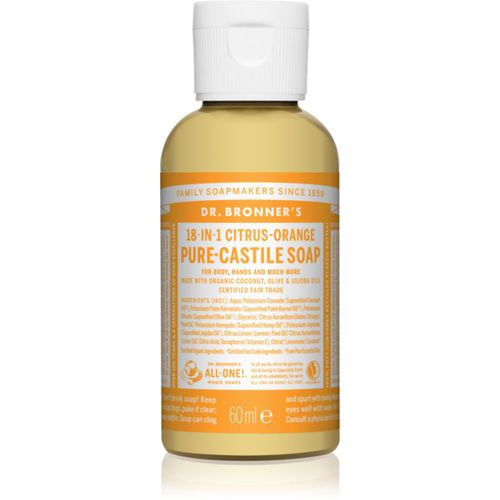 Citrus & Orange sapone liquido universale 60 ml - Dr. Bronner’s - Modalova