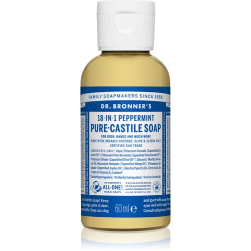 Peppermint sapone liquido universale 60 ml - Dr. Bronner’s - Modalova