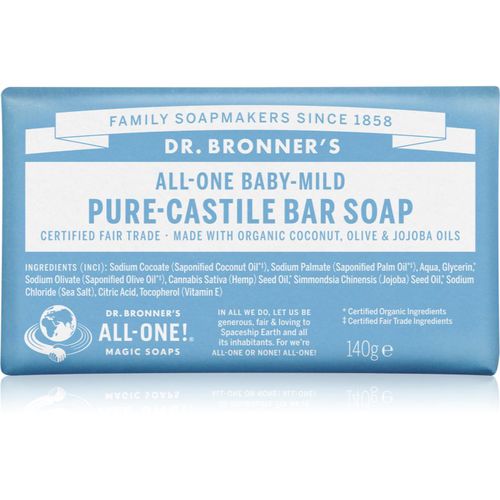 Baby-Mild sapone solido senza profumazione 140 g - Dr. Bronner’s - Modalova