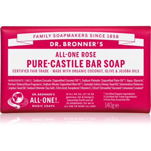 Rose Feinseife 140 g - Dr. Bronner’s - Modalova