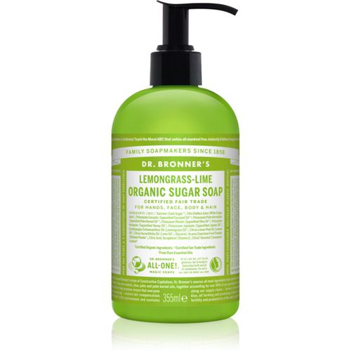 Lemongrass & Lime jabón líquido para cuerpo y cabello 355 ml - Dr. Bronner’s - Modalova