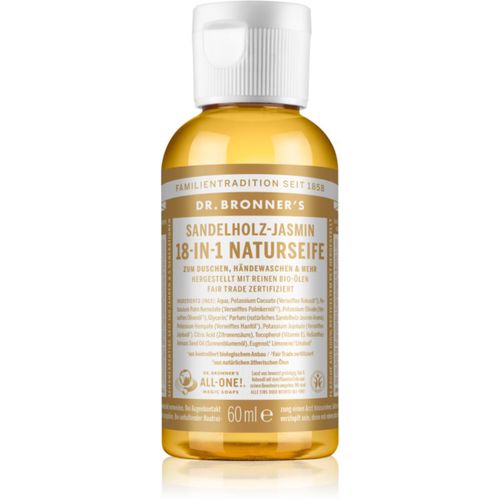 Sandalwood & Jasmine sapone liquido universale 60 ml - Dr. Bronner’s - Modalova