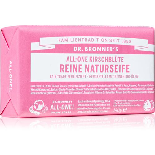 Cherry Blossom Pure Castile Soap Bar sapone solido 140 g - Dr. Bronner’s - Modalova