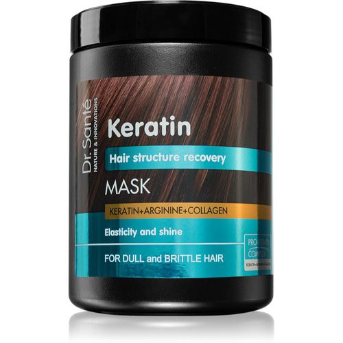 Keratin mascarilla regeneradora y nutritiva para cabello quebradizo y sin brillo 1000 ml - Dr. Santé - Modalova