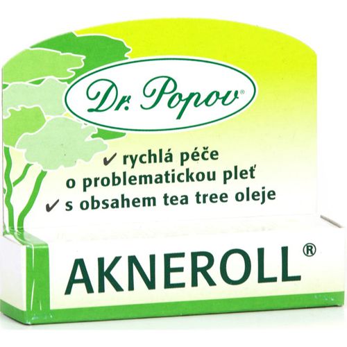 Akneroll with tea tree tratamiento localizado para imperfecciones de la piel con acné 6 ml - Dr. Popov - Modalova