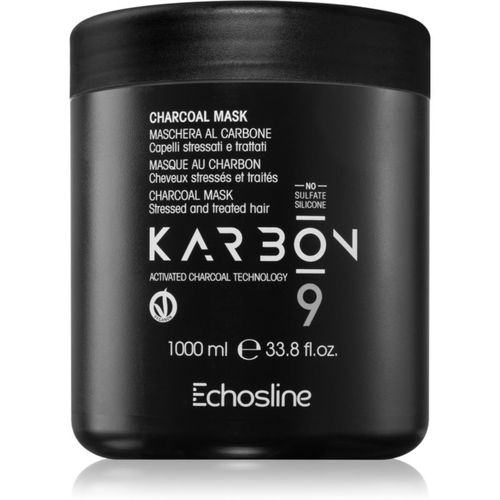 CHARCOAL Mask maschera per capelli con carbone attivo 1000 ml - Echosline - Modalova