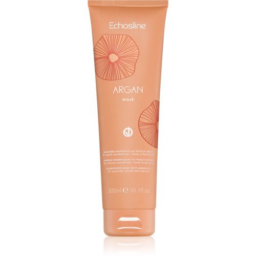 Argan mask mascarilla nutritiva para un cabello liso y brillante con aceite de argán 300 ml - Echosline - Modalova