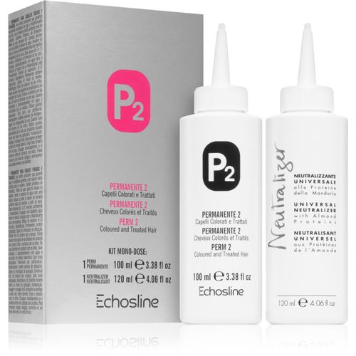 Perm 2 permanente per capelli ondulati per capelli tinti 100+120 ml 220 ml - Echosline - Modalova