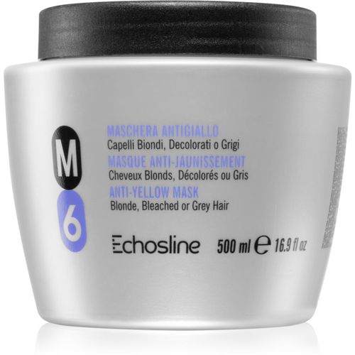 Anti-Yellow M6 maschera per capelli neutralizzante per toni gialli 500 ml - Echosline - Modalova