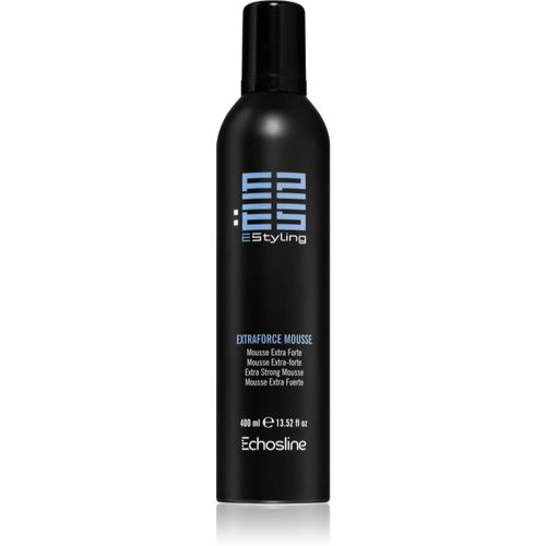 E-Styling Extraforce Mousse espuma fijadora con fijación extra fuerte 400 ml - Echosline - Modalova