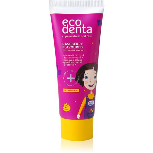 Super + dentifricio naturale per bambini aroma Raspberry 75 ml - Ecodenta - Modalova