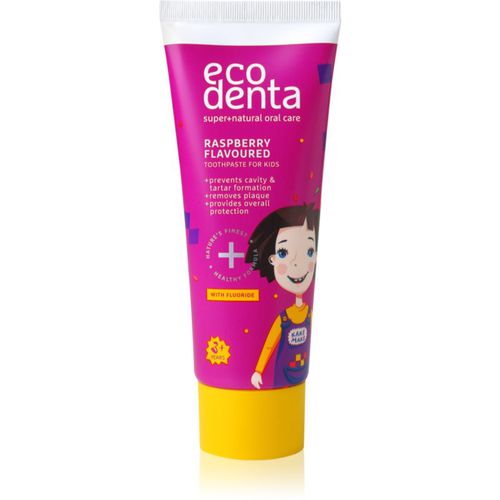 Super + pasta de dientes natural para niños sabor Raspberry 75 ml - Ecodenta - Modalova