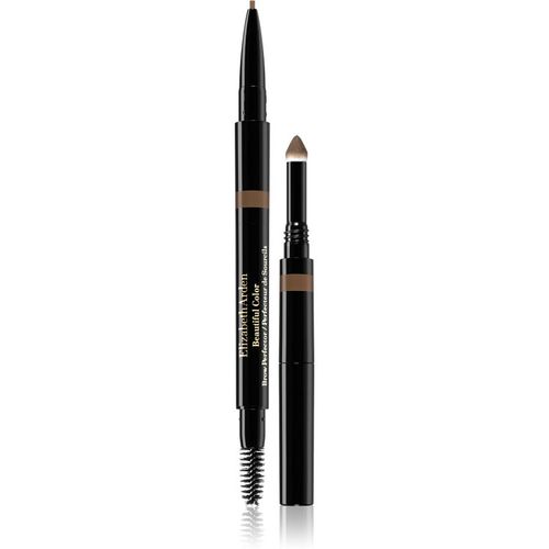 Beautiful Color Brow Perfector matita automatica per sopracciglia 3 in 1 02 Taupe 0.32 g - Elizabeth Arden - Modalova