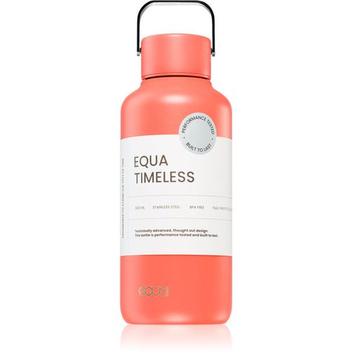 Timeless botella de acero inoxidable para agua pequeña color Aperol 600 ml - EQUA - Modalova