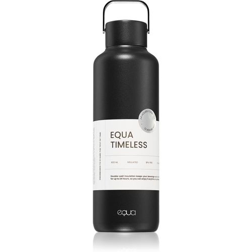 Timeless Thermo botella termo pequeña color Dark 600 ml - EQUA - Modalova