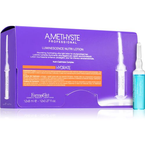 Amethyste Hydrate Bálsamo para cabello fino y seco en ampollas 12x8 ml - FarmaVita - Modalova